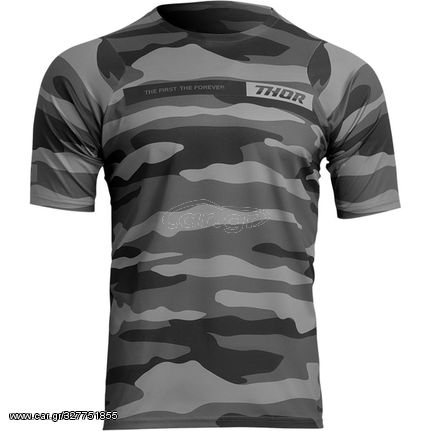 ΜΠΛΟΥΖΑ MX ASSIST SS JERSEY CAMO GRAY | THOR