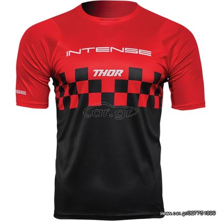 ΜΠΛΟΥΖΑ ΚΟΝΤΟΜΑΝΙΚΗ MX INTENSE CHEX JERSEY RED/BLACK| THOR