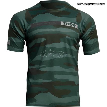 ΜΠΛΟΥΖΑ ΚΟΝΤΟΜΑΝΙΚΗ MX ASSIST JERSEY CAMO GREEN | THOR