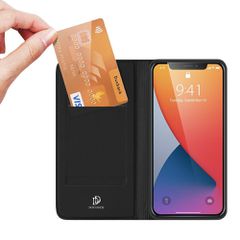 DUX DUCIS Skin Pro Bookcase type case for iPhone 12 Pro Max black-thumb-2