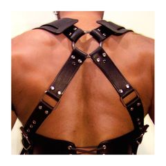 Gladiator Should - Ανδρικό Harness Μαύρο-thumb-2