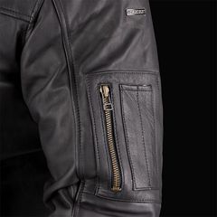 Nordcode Spitfire Leather Jacket Black-thumb-3