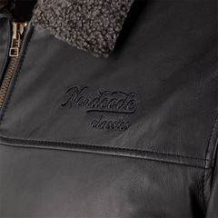 Nordcode Spitfire Leather Jacket Black-thumb-4