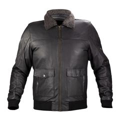 Nordcode Spitfire Leather Jacket Black-thumb-2