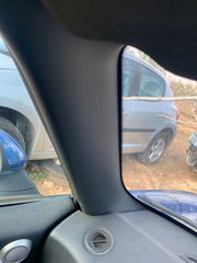 Πλαστικά Καλύμματα Κολώνας mini cabrio R52 ΜΑΥΡΑ-thumb-1