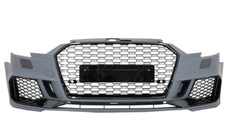 Μπροστινός προφυλακτήρας κατάλληλος για Audi A3 8V Facelift (2016-2019) Sedan Cabrio RS3 Design Brilliant Black