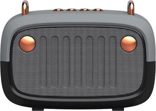 Telemax BS-32D Ηχείο Bluetooth 5W με Ραδιόφωνο Γκρι
