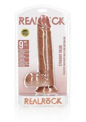 Straight Realistic Dildo Balls Suction Cup-thumb-1