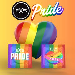 Προφυλακτικό EXS Pride Rainbow-thumb-1