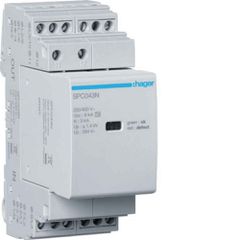 ΑΠΑΓΩΓΟΣ ΥΠΕΡΤΑΣΗΣ T3 4P In 3kΑ 1,4kV + ΒΟΗΘ. ΕΠ. ΑΝΤΙΚΕΡΑΥΝΙΚΟ HAGER