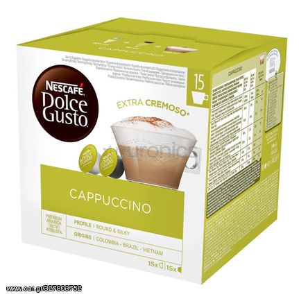 Nescafe Espresso Κάψουλες Dolce Gusto Cappuccino 16τμχ