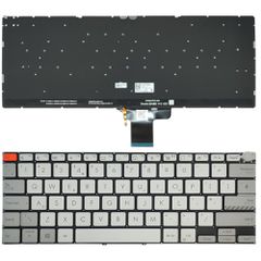 Πληκτρολόγιο Laptop Keyboard for ASUS pro 14 m3400 M3400QA red ESC key 1603UK00 ASM20P2 0KNB0-1603UK00 OEM(Κωδ.40764UKWHITEBL)