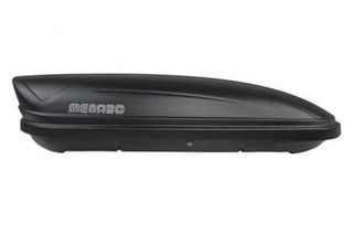 Μπαγκαζιέρα Menabo Mania Duo 460 195x79x36cm, με διπλό άνοιγμα και κλειδί, μαύρη - 460 λίτρα