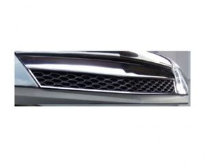 Μάσκα χωρίς σήμα για Opel Astra H 3D GTC (2005-2009) - κυψελωτή με πλαίσιο χρωμίου