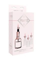 Clitoral & Nipple Pump Set Large - Rose Gold-thumb-1