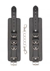 Bonded Leather Hand or Ankle Cuffs - With Adjustable Straps