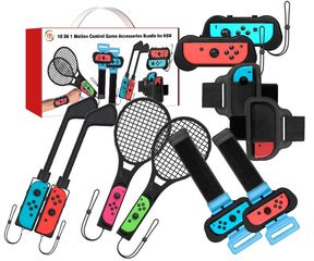 JYS NS215 Sports Bundle για Nintendo Switch 10 σε 1 (Armband/Τέννις/Γκολφ/Handle Grip/Leg Strap)