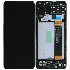 Γνήσια Samsung Οθόνη LCD και Μηχανισμός Αφής για Samsung Galaxy A13 4G SM-A135F - Μαύρο (GH82-28508A)