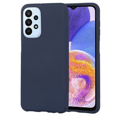 Θήκη Σιλικόνης TPU Ματ για Samsung Galaxy A23 5G - Σκούρο Μπλε