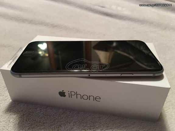 Apple Iphone 6 Βlack Original (64GB) 9 μήνες εγγύηση 100% Υγεία μπαταρίας