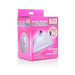 Large Vaginal 5 Inch Pumping Cup Attachment - Transparent-thumb-1