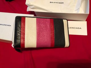 Balenciaga bazar zip wallet