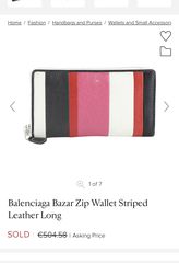 Balenciaga bazar zip wallet-thumb-13