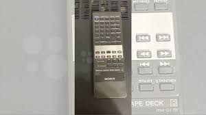 ORIGINAL REMOTE CONTROL SONY RM - D77A-thumb-23