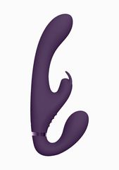 Suki - Vibrating Strapless Strap-on Rabbit-thumb-3