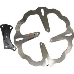 ΔΙΣΚΟΠΛΑΚΑ ΜΠΡΟΣΤΑ YAMAHA CRYPTON-R 115 ΜΕ ΑΝΤΑΠΤΟΡΑ ΜΑΥΡΟ BRAKING