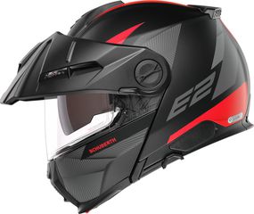 SCHUBERTH E2 Defender Red ανοιγόμενο κράνος