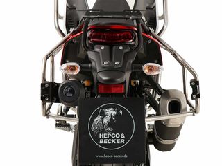 Πίσω βασεις Cutout της HEPCO-BECKER για μπαγκαζιερες Xplorer Cutout 40/37 λιτρων για Yamaha Ténéré 700 World Raid