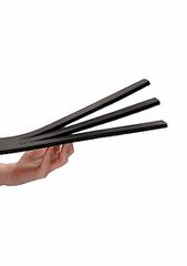 Three Finger Paddle Tawse - Black-thumb-3