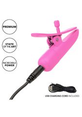 Vibrating Nipple Play Nipplettes Pink - Calexotics-thumb-7