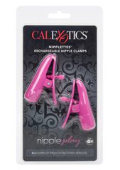 Vibrating Nipple Play Nipplettes Pink - Calexotics-thumb-8