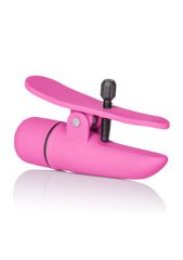 Vibrating Nipple Play Nipplettes Pink - Calexotics-thumb-1