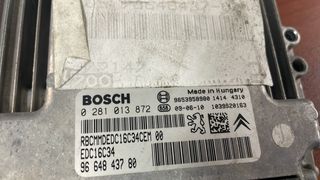 CITROEN C2 C3 II PEUGEOT 307 308 207 BOSCH 0281013872 EDC16C34 9664843780 9653958980 1039S20163 9HX 1.6 DIESEL