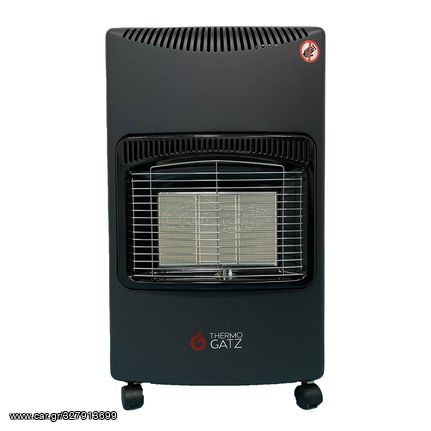 Θερμάστρα υγραερίου 4200W THERMOGATZ SLIM TG-SLIM BLACK με 3 κεραμικούς καυστήρες ( 02.204.199 )