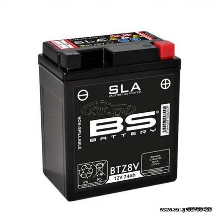 ΜΠΑΤΑΡΙΑ SLA BTZ8V| BS-BATTERY