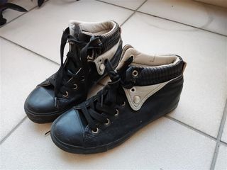 Παπούτσια μποτάκια Νο 36 μαύρα
