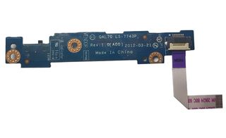 Power Button Board - Power Button Board with Cable for Dell Latitude E6330 E6430s LS-7743P 38T7V QAL70 OEM (Κωδ. 1-BRD097)