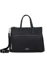 Τσάντα Ωμου Samsonite Laptop Bag Karissa Leather 14.1 Black (139462-1041-1CNU)