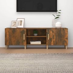 Έπιπλο Τηλεόρασης Καπνιστή Δρυς 150x30x50 εκ. Επεξ. Ξύλο 817501