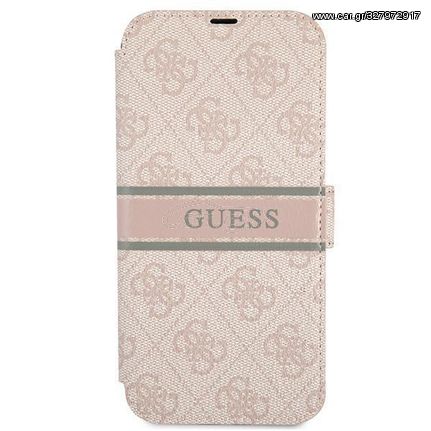 Θήκη κινητού Guess iPhone 13 mini 5.4 "pink / pink book 4G Stripe