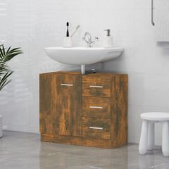 Ντουλάπι Νιπτήρα Καπνιστή Δρυς 63 x 30 x 54 εκ. Επεξεργ. Ξύλο 815630