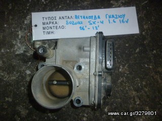 ΠΕΤΑΛΟΥΔΑ ΓΚΑΖΙΟΥ SUZUKI SX4 1.6 16V, MOD 2006-2012