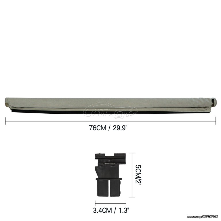 D Κουρτινακι οροφής Tiguan, Q5 ,Golf με clips 1K9877307B