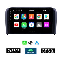 KIROSIWA 2+32GB VOLVO S80 (2001-2006) Android οθόνη αυτοκίνητου 2GB με GPS WI-FI (ηχοσύστημα αφής 9" ιντσών OEM Youtube Playstore MP3 USB Radio Bluetooth Mirrorlink εργοστασιακή, 4x60W, AUX) RM-5967
