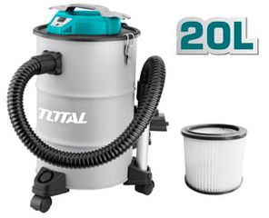 Total TAVC12201 Σκούπα Στάχτης 1200W με Κάδο 20lt