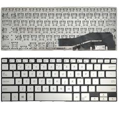 Πληκτρολόγιο Laptop - Keyboard for Asus 0knb0-f623us00 aebkju01020 9z.ndabq.901 OEM (Κωδ. 40718USNOFRSILVER)